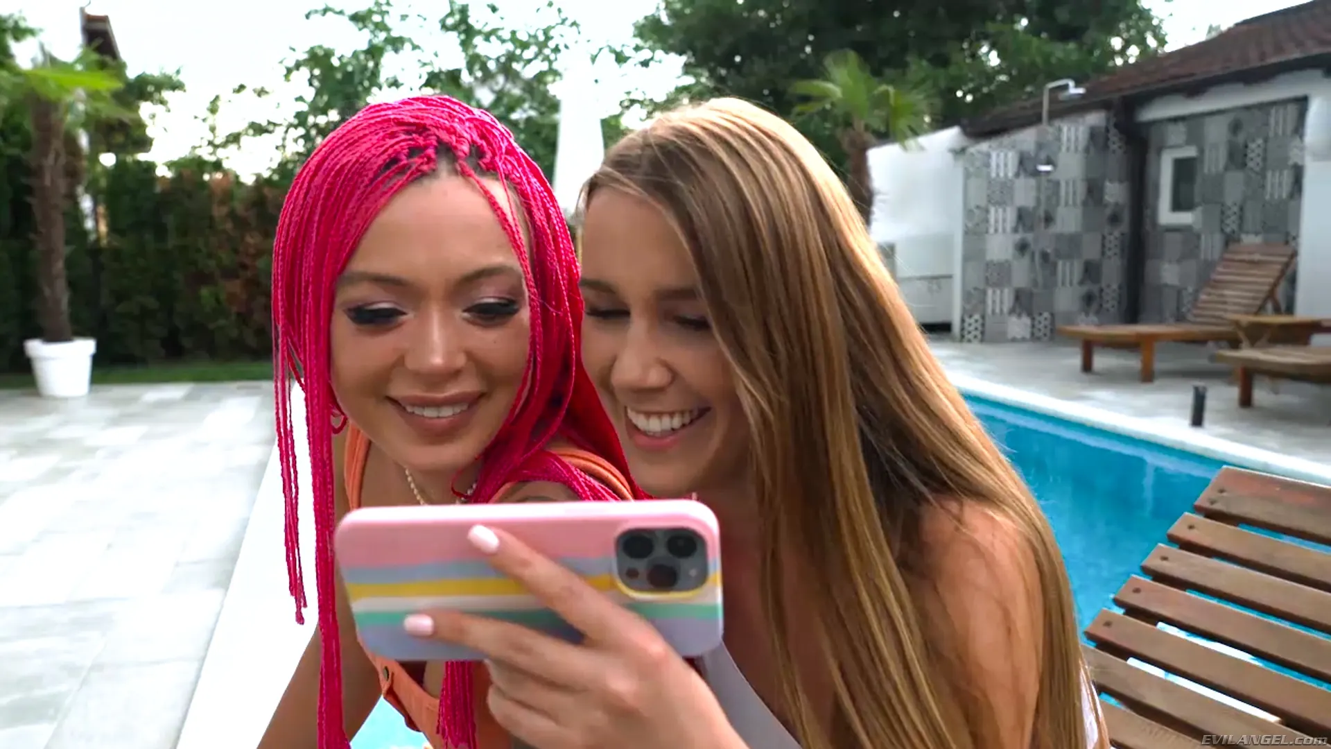 Evil Angel 'Solstice Sc. 2: Lesbian Anal Threesome' starring Alexis Crystal (Photo 1)