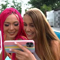 Alexis Crystal in 'Evil Angel' Solstice Sc. 2: Lesbian Anal Threesome (Thumbnail 1)