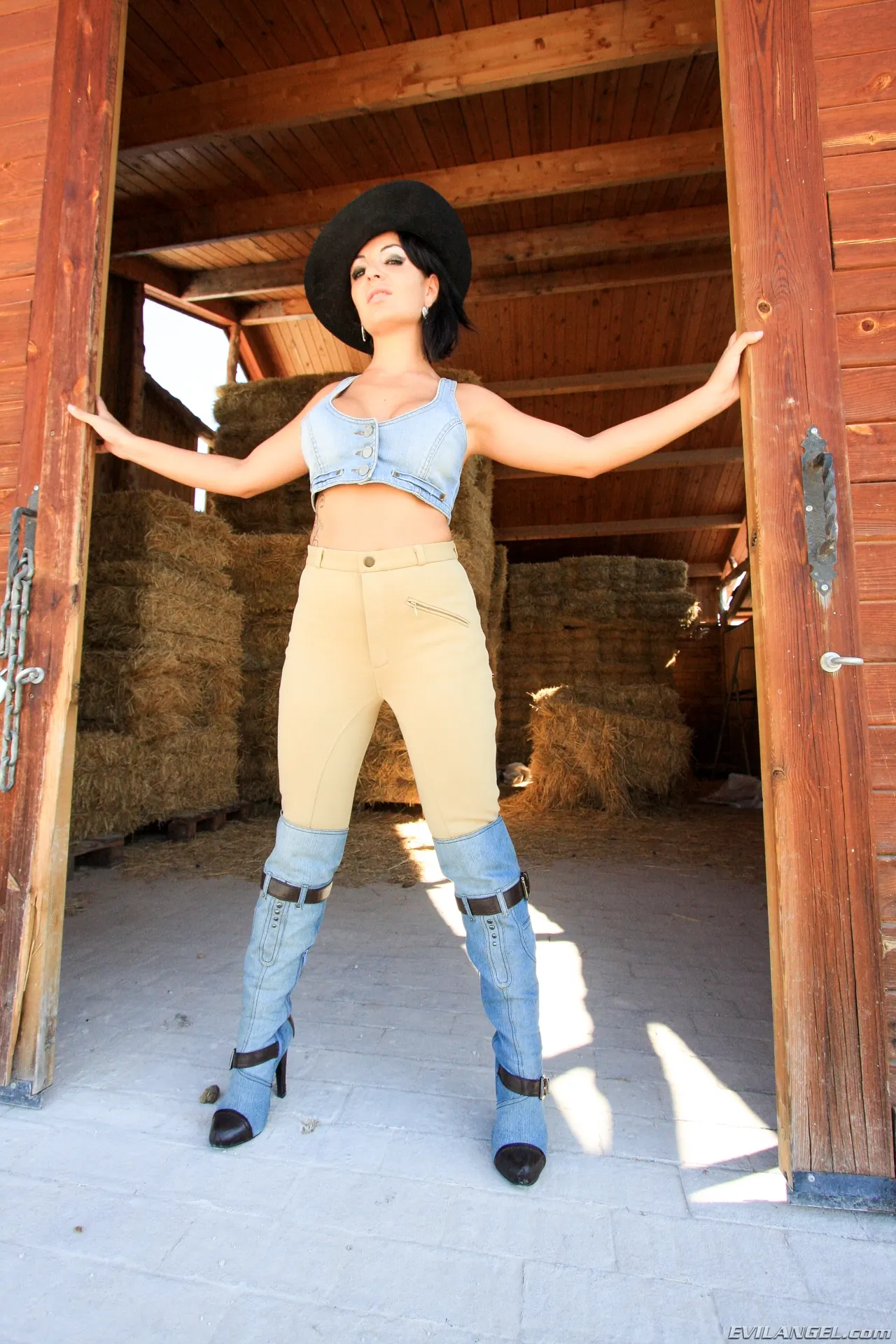 Evil Angel 'Stable Whores' starring Amanda X (Photo 6)