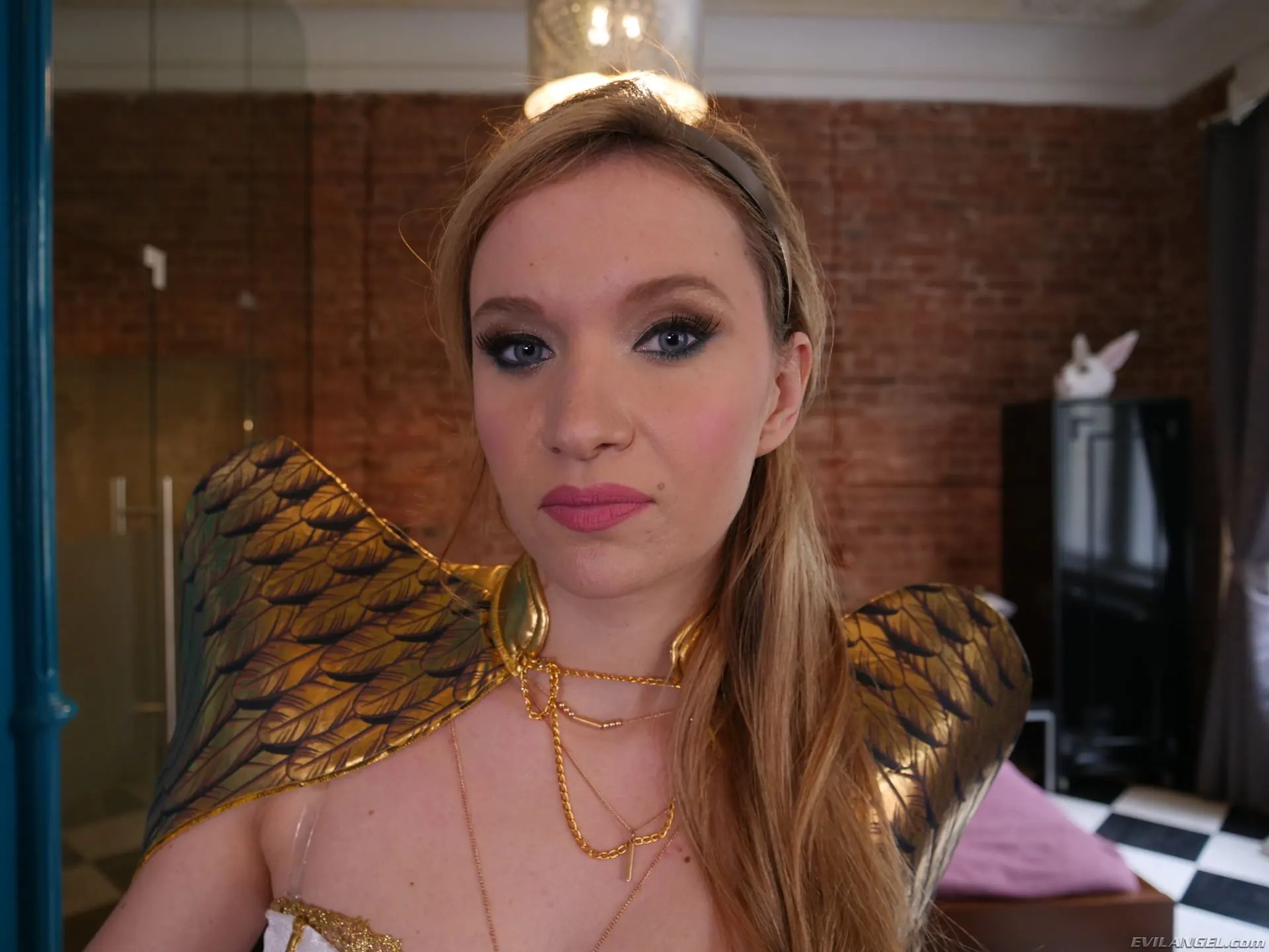 Evil Angel 'Holy Holes' starring Angel Piaff (Photo 1)