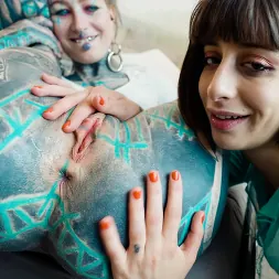 Anuskatzz in 'Evil Angel' and Silvia: Anal Gaping Threesome! (Thumbnail 15)