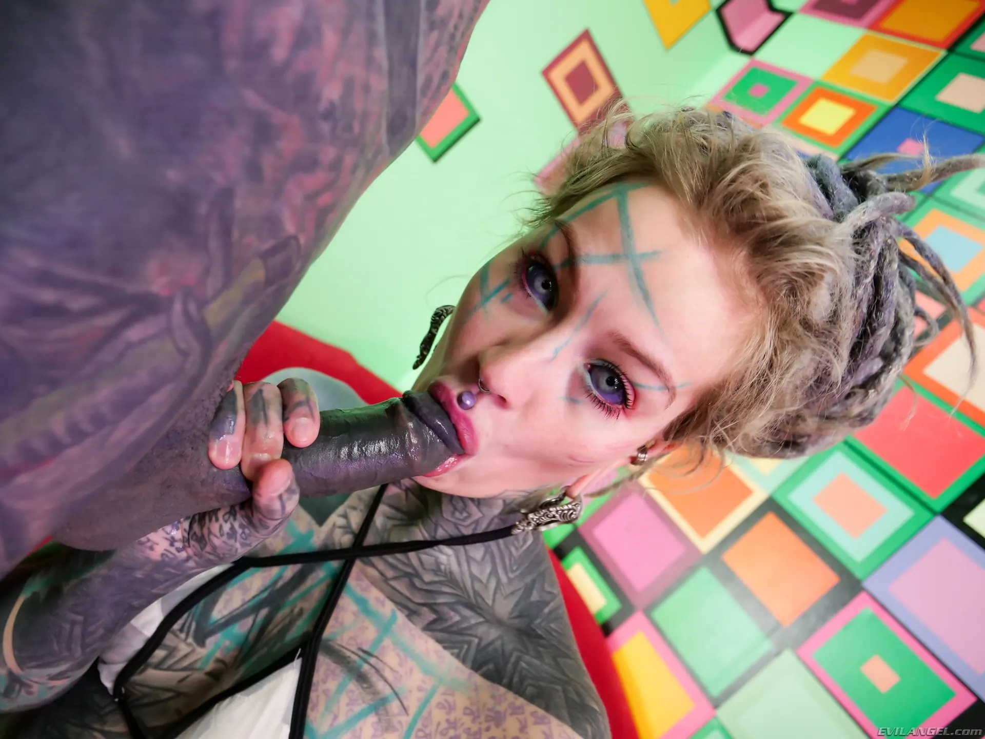 Evil Angel 'Tattooed Artists Fuck' starring Anuskatzz (Photo 8)