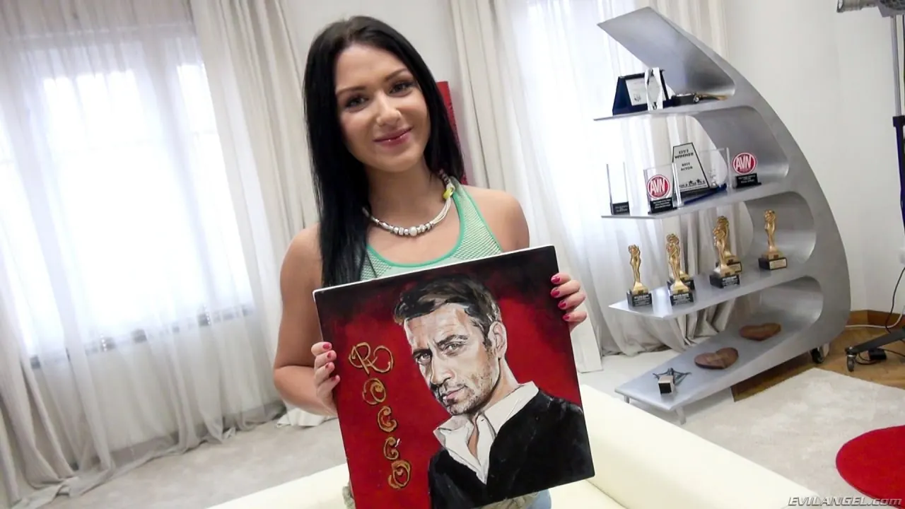 Evil Angel 'Los castings íntimos de Rocco 14' protagonizando Jessica Lincoln (foto 1)