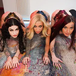 Lydia Black in 'Evil Angel' SASHA, LYDIA and TABITHA Squirt and Anal (Thumbnail 1)