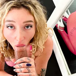 Susie Stellar in 'Evil Angel' SUSIE STELLAR Oozing Creampie POV Date (Thumbnail 9)
